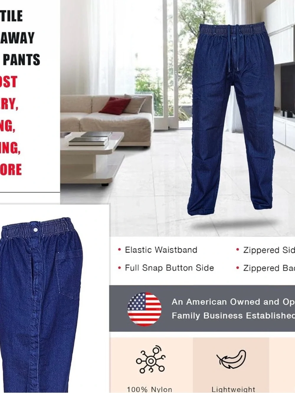 Men's Funny Guy Creation Tearaway Denim Jeans